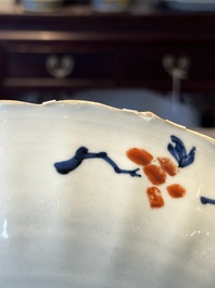 A Chinese famille verte armorial 'Provinces' dish with the arms of Vlaanderen, Kangxi/Yongzheng