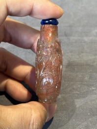 A group of six various Chinese snuff bottles, 19/20th C.