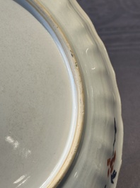 A Chinese famille verte armorial 'Provinces' dish with the arms of Vlaanderen, Kangxi/Yongzheng