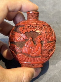 A group of six various Chinese snuff bottles, 19/20th C.