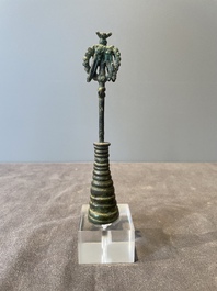 A group of seven bronze and pottery objects, Syria, Persia, and Luristan, 3rd C. and earlier