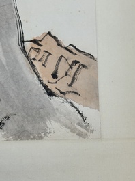 Lu Yanshao 陆俨少 (1909-1993): 'Plum blossom', ink on paper, dated 1986