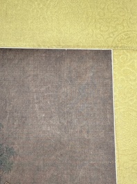 Chinese school: 'Qianlong's banquet', ink and colour on silk, Qing or later