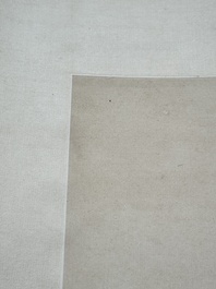 Huang Bore 黃般若 (1901-1968): 'Vimalakirti and his servant', ink and colour on paper, dated 1947