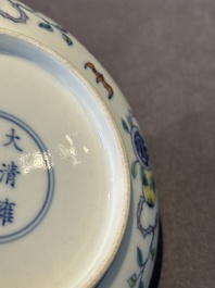 A varied collection of Chinese porcelain, Kangxi and later