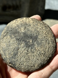 Six Gandhara grey schist fragments with divinities and floral design, 1/4th C.