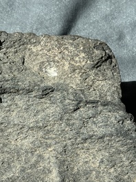 Six Gandhara grey schist fragments with divinities and floral design, 1/4th C.