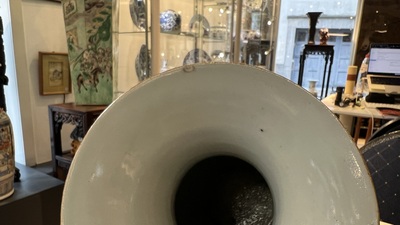 Seven Chinese famille rose vases, 19/20th C.