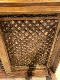 A pair of Chinese Huanghuali wood chairs, Ming