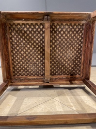 A pair of Chinese Huanghuali wood chairs, Ming