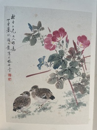 Yan Bolong 顏伯龍 (1898-1955): 'Birds and flowers', ink and colour on paper, dated 1937