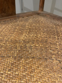A pair of Chinese Huanghuali wood chairs, Ming