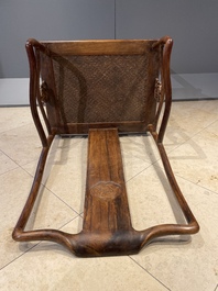 A pair of Chinese Huanghuali wood chairs, Ming