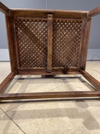 A pair of Chinese Huanghuali wood chairs, Ming
