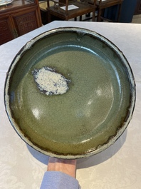 A Chinese Jun-glazed narcissus bowl, probably Ming