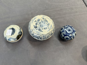 A varied collection of Chinese and Vietnamese blue and white wares, 14th C. and later