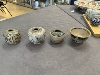 A varied collection of Chinese and Vietnamese blue and white wares, 14th C. and later