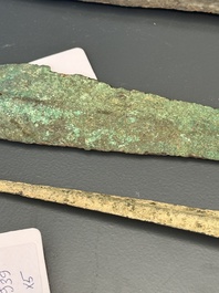 Four bronze daggers and a sword, Luristan and Syria, 1st C. B.C.