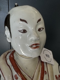 A Japanese Imari figure of a Bijin, Edo, 1st half 18th C.
