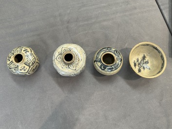 A varied collection of Chinese and Vietnamese blue and white wares, 14th C. and later