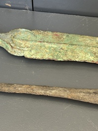 Four bronze daggers and a sword, Luristan and Syria, 1st C. B.C.