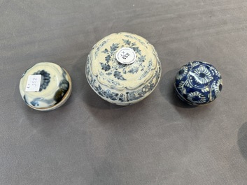 A varied collection of Chinese and Vietnamese blue and white wares, 14th C. and later