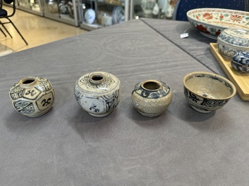 A varied collection of Chinese and Vietnamese blue and white wares, 14th C. and later