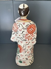 A Japanese Imari figure of a Bijin, Edo, 1st half 18th C.
