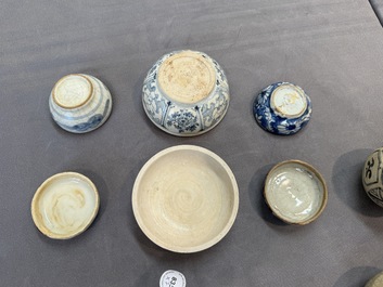 A varied collection of Chinese and Vietnamese blue and white wares, 14th C. and later