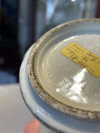 A Chinese Canton famille rose plate, a famille rose vase and a saucer, Qianlong and later