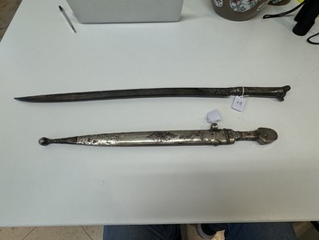 A varied collection of Russian and Spanish blades and weapons, 18/19th C.