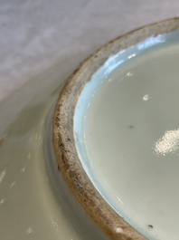 Two Chinese Canton famille rose plates and a ewer, 18/19th C.