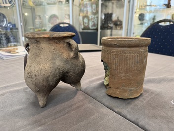 A varied collection of archaeological objects, China and Thailand, Qing and earlier