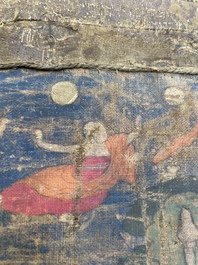 A thangka depicting Bhaisajyaguru, Tibet, 15/16th C.