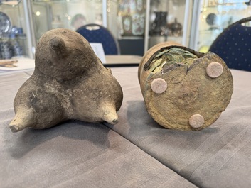 A varied collection of archaeological objects, China and Thailand, Qing and earlier