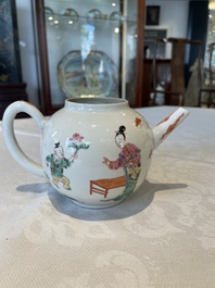 A varied collection of Chinese famille rose teawares, Yongzheng/Qianlong