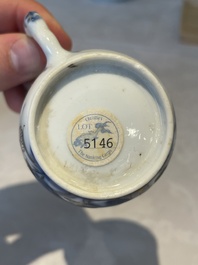 A set of six Chinese Imari-style cups and saucers from the Nanking cargo, Qianlong