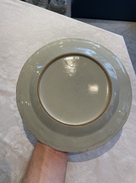 A collection of 22 Chinese famille rose and Imari-style plates, 18th C.