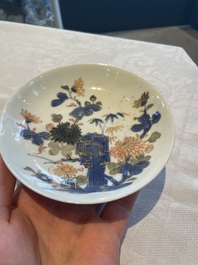 A set of six Chinese Imari-style cups and saucers from the Nanking cargo, Qianlong