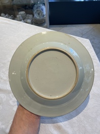 A collection of 22 Chinese famille rose and Imari-style plates, 18th C.