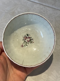 A varied collection of Chinese famille rose teawares, Yongzheng/Qianlong