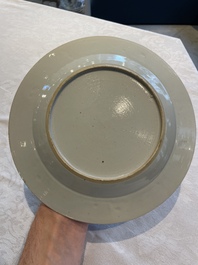 A collection of 22 Chinese famille rose and Imari-style plates, 18th C.