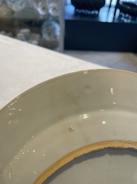 A collection of 22 Chinese famille rose and Imari-style plates, 18th C.