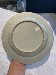 A collection of 22 Chinese famille rose and Imari-style plates, 18th C.