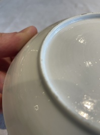 A set of six Chinese Imari-style cups and saucers from the Nanking cargo, Qianlong