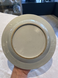A collection of 22 Chinese famille rose and Imari-style plates, 18th C.