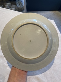 A collection of 22 Chinese famille rose and Imari-style plates, 18th C.