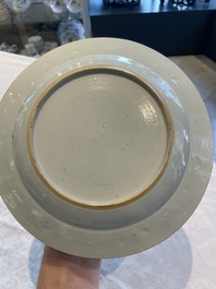 A collection of 22 Chinese famille rose and Imari-style plates, 18th C.