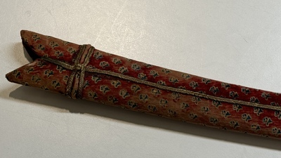A collection of three daggers decorated with jade, silver and gold and an Indian mogul sword, India, 17/19th C.