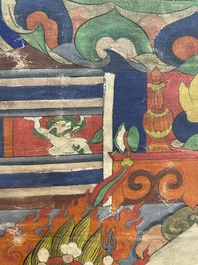 A thangka depicting Lama, Tibet, 18/19th C.